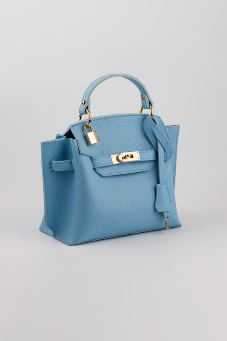Женская сумка «Бриджит» голубая - фото 3